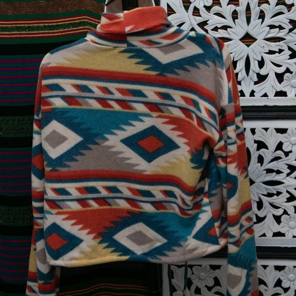 Fleece turtle neck Sweater - Picture 7 of 7